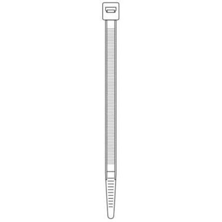 ACT Heavy Duty Cable Tie, L 48", 175 Lbs, Natural 48-175-N-50